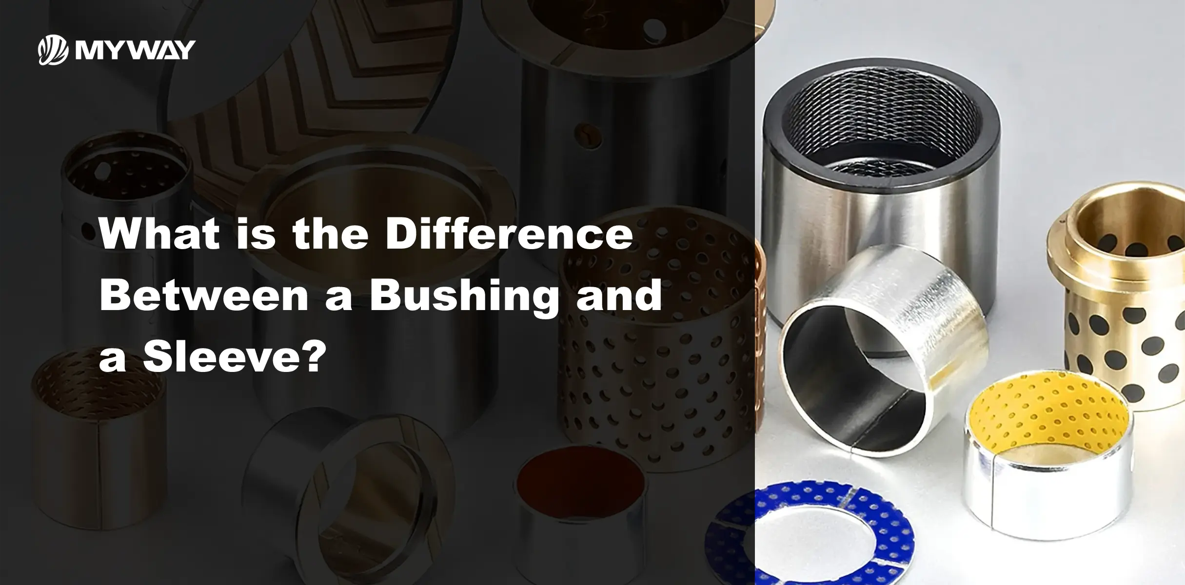 What is the difference between a bushing and a sleeve?
