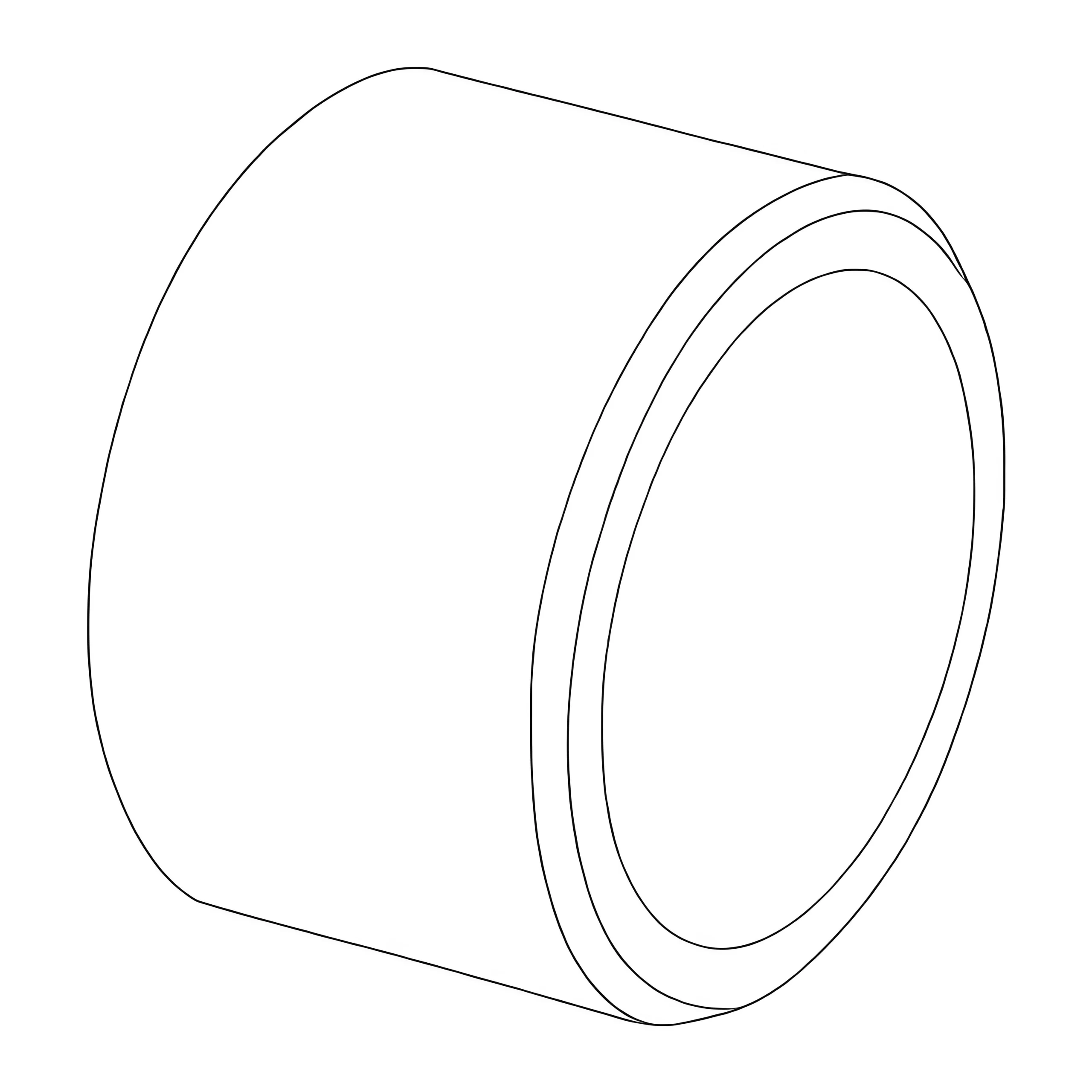 Plain bushing bearing