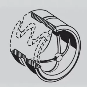 D Wrapped Steel Bushing