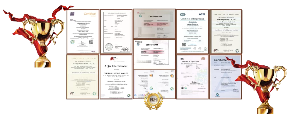 MYWAY Bushing CERTIFICATE