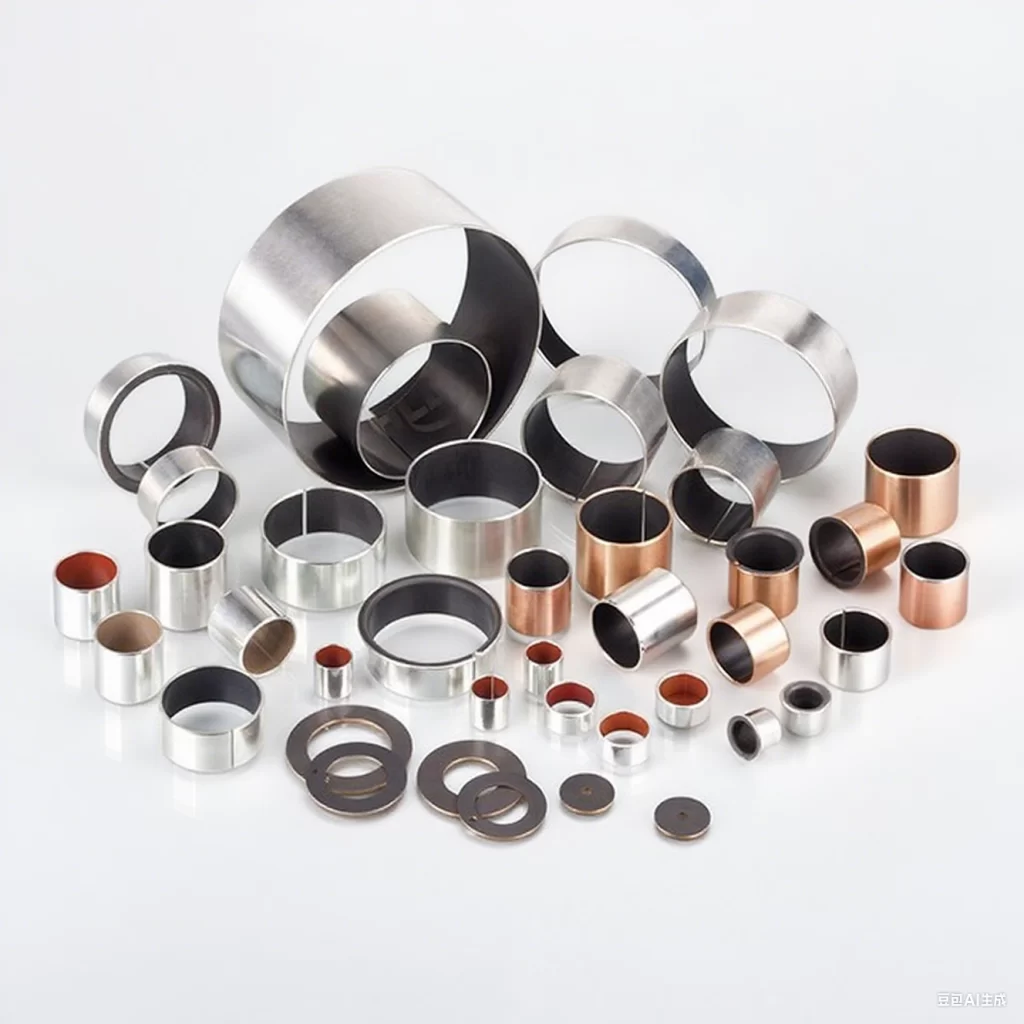 SF-1 bushing (models PAP P10, DDK05, TFZ, etc.), high-performance polymer bushing widely used in mechanical and automation equipment Solid Lubricated Bearing, Polymer Self-Lubricating Bearing, Self-Lubricating Plain Bearing