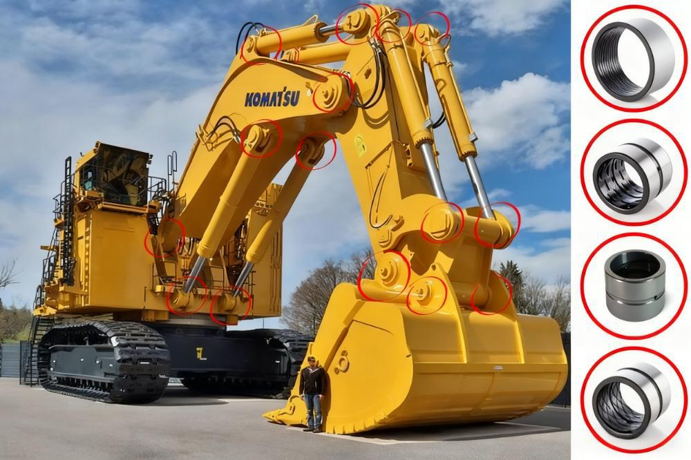 Excavator Boom Bushings: The Critical Link to Power and Precision