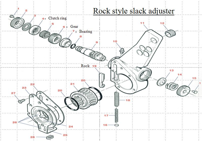 The MYWAY Rack Style Slack Adjuster