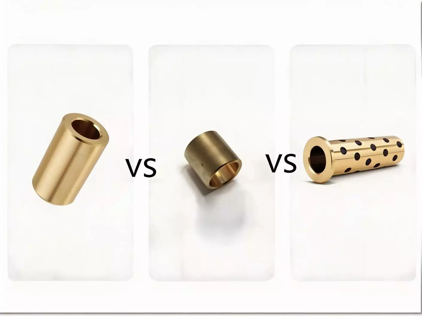Bronze vs Brass vs Copper Bushing, What’s the difference? How to choose?