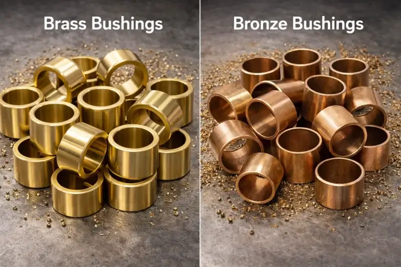 Bronze vs. Brass: A Comprehensive Technical Comparison for Industrial Bushing Applications