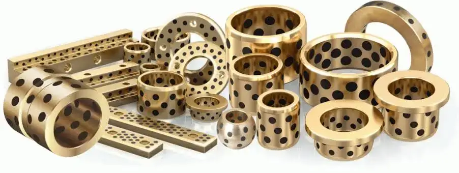 Graphite Plugged Bronze Bushings: Metallurgy, Solid-Lubricant Transfer, and Heavy-Duty Sliding Performance