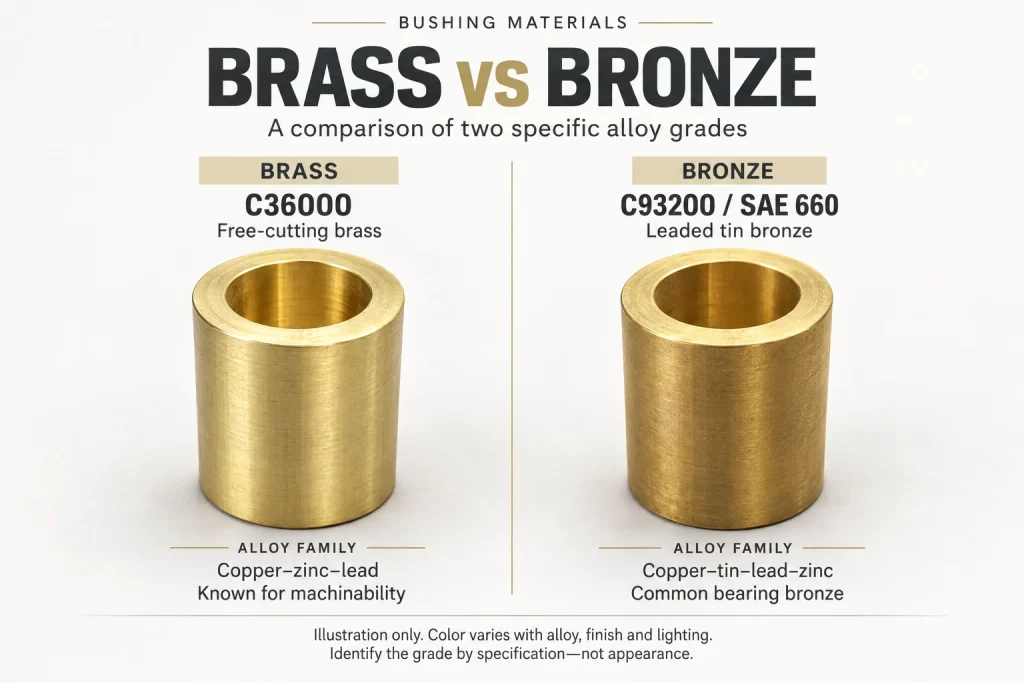 Brass vs Bronze Strength and Bushing Selection