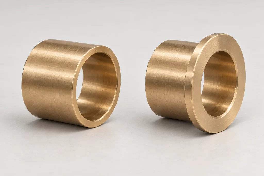 Flanged vs. Straight Bushings: Look at the Side of the Joint