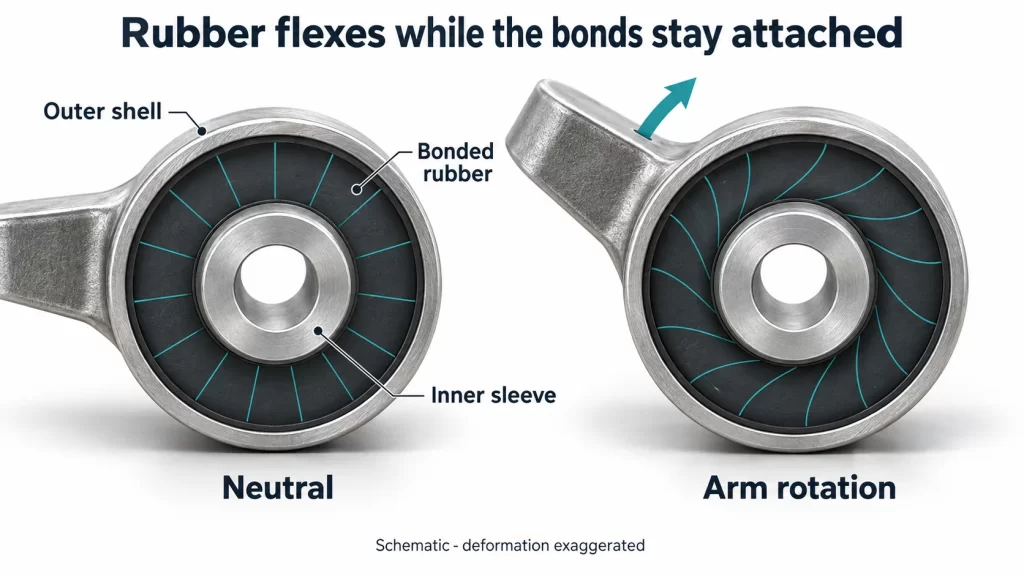 How Bushing Clearance Affects Suspension Movement