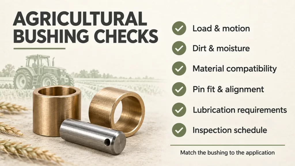 Bushings for Agricultural Machinery: How the Right Bushing Keeps Your Equipment Running Season After Season