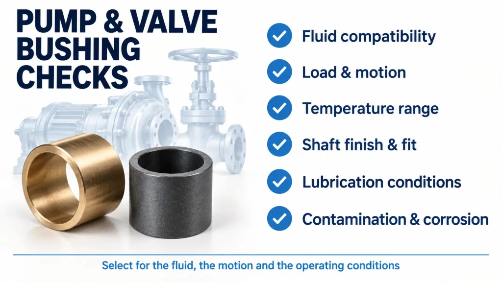 Bushing Solutions for Pumps and Valves: Materials, Failure Prevention, and Procurement Strategies That Cut Downtime