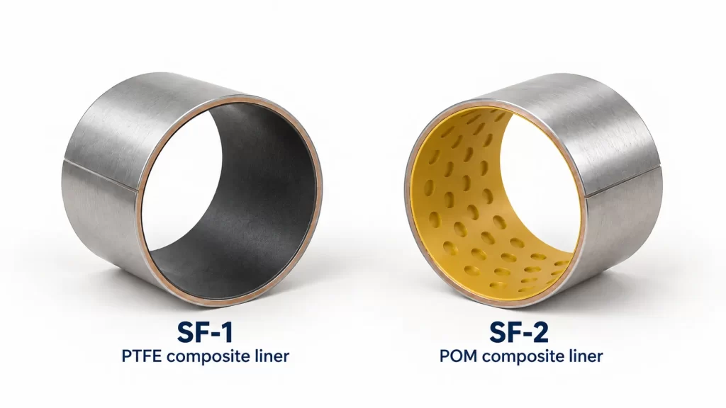 SF-1 vs SF-2: Which Self-Lubricating Bushing Is Right for Your Machine?