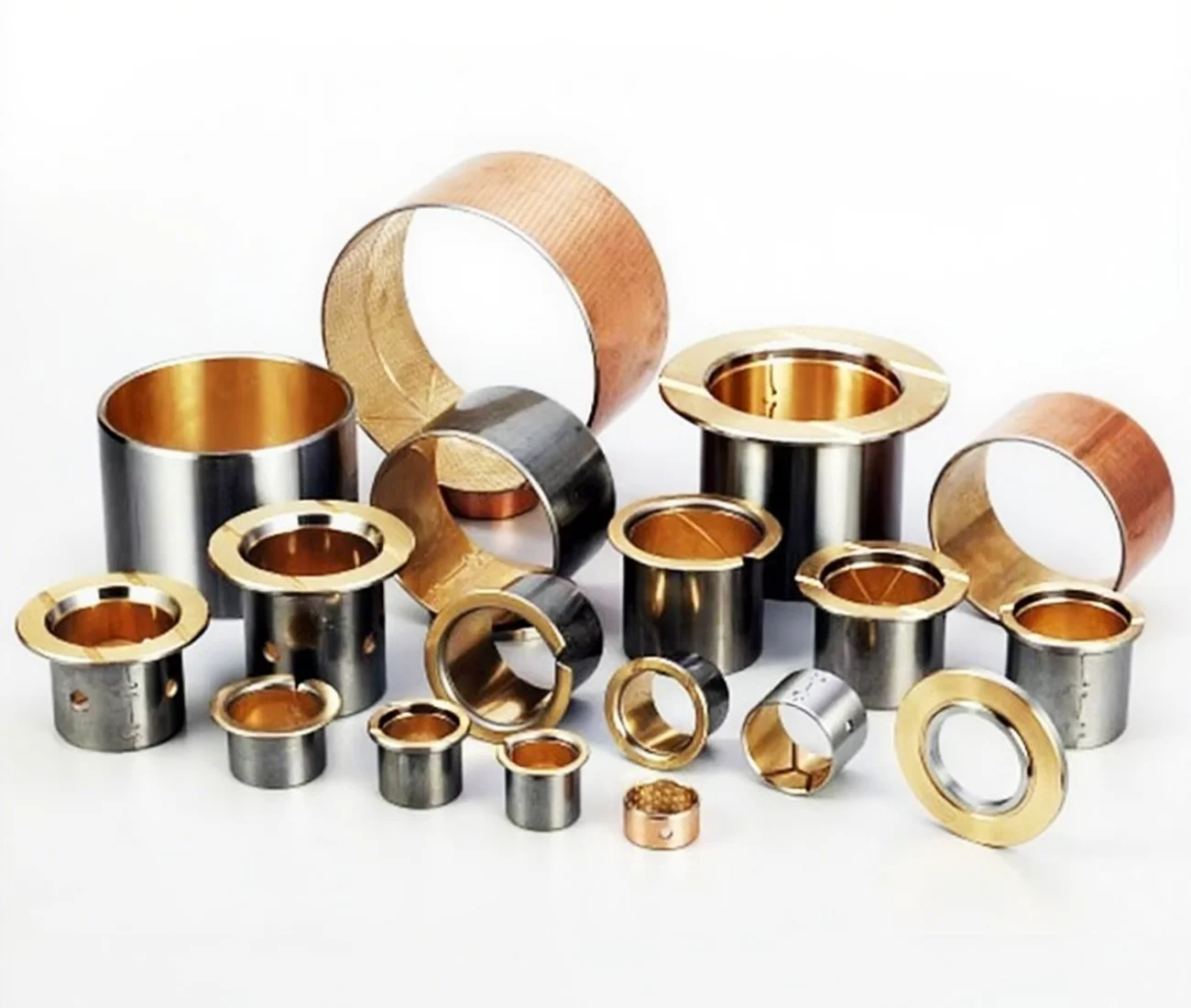 CBM bimetallic bushings (such as SP, SY, JF 720, AM, etc.) have a high level of load bearing and heat resistance which is appropriate for industrial use and automation systems.