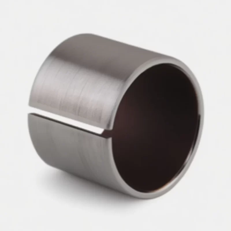 DU/SF-1S Stainless Steel-Backed Self-Lubricating Bushing (Black PTFE)