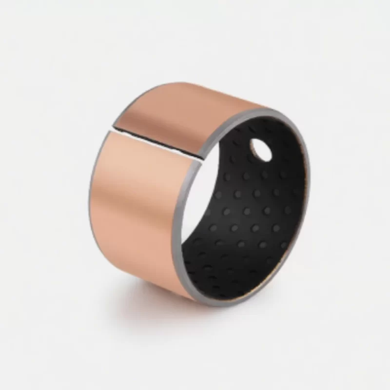 DX/SF-2 Copper-Plated Steel-Backed Boundary Lubricating Bushing (Black PTFE) DX/SF-2 Copper-Plated Steel-Backed Boundary Lubricating Bushing (Black PTFE)