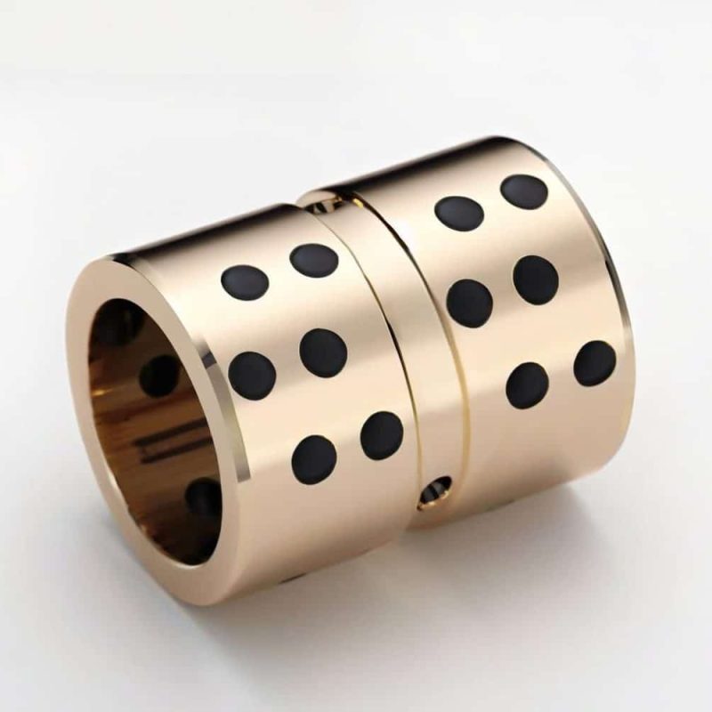 CuZn25Al6Fe3Mn3 Soild Lubricating Bushing Dry Bushing, Lubrication-Free Bushing, Graphite Bushing, Metal-Polymer Composite Bushing, Bronze Graphite Bushing, Oil-Free Bushing, Dry-Run Bushing, 自己潤滑ブッシュ
