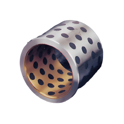 Steel+CuZn25A16Fe3Mn3 Soild Lubricating Bushing Dry Bushing, Lubrication-Free Bushing, Graphite Bushing, Metal-Polymer Composite Bushing, Bronze Graphite Bushing, Oil-Free Bushing, Dry-Run Bushing, 自己潤滑ブッシュ