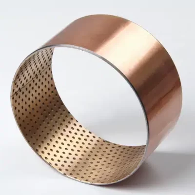Oil Pocket Rolled Bronze Bushing, Perforated Wrapped Bronze Bushing, Grease-Reservoir Rolled Bronze Bushing, Bi-Metal Rolled Bushing, ロールドブロンズブッシュ