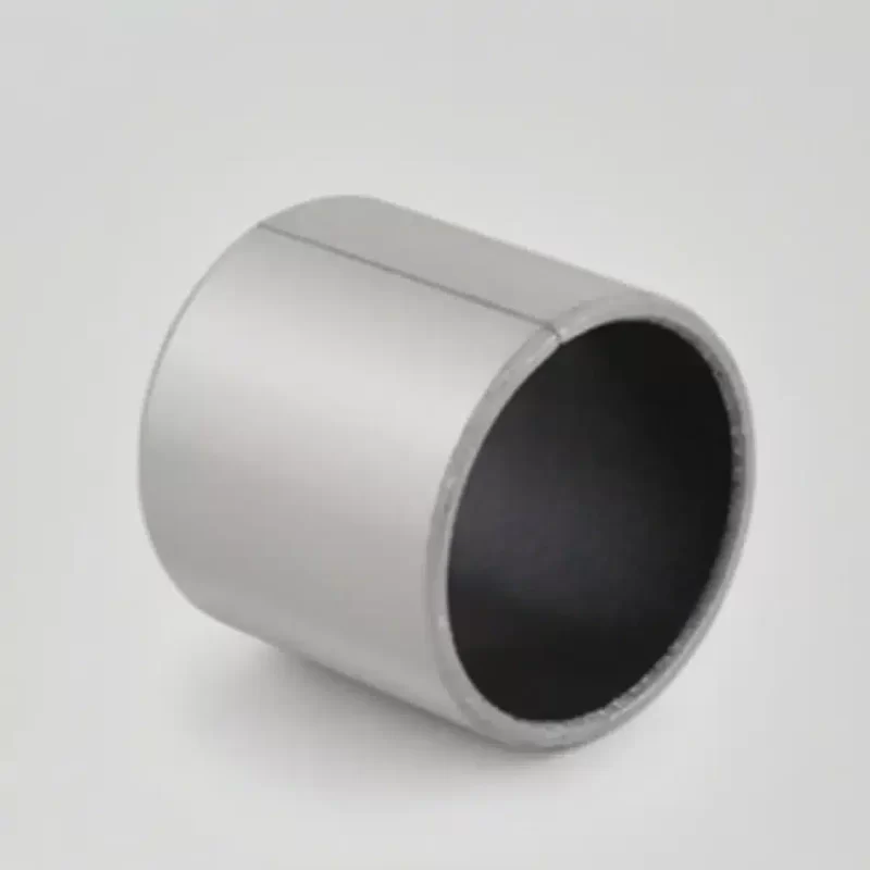 DU/SF-1 Steel-Backed Self-Lubricating Bushing (Black PTFE) Solid Lubricated Bearing, Polymer Self-Lubricating Bearing, Self-Lubricating Plain Bearing
