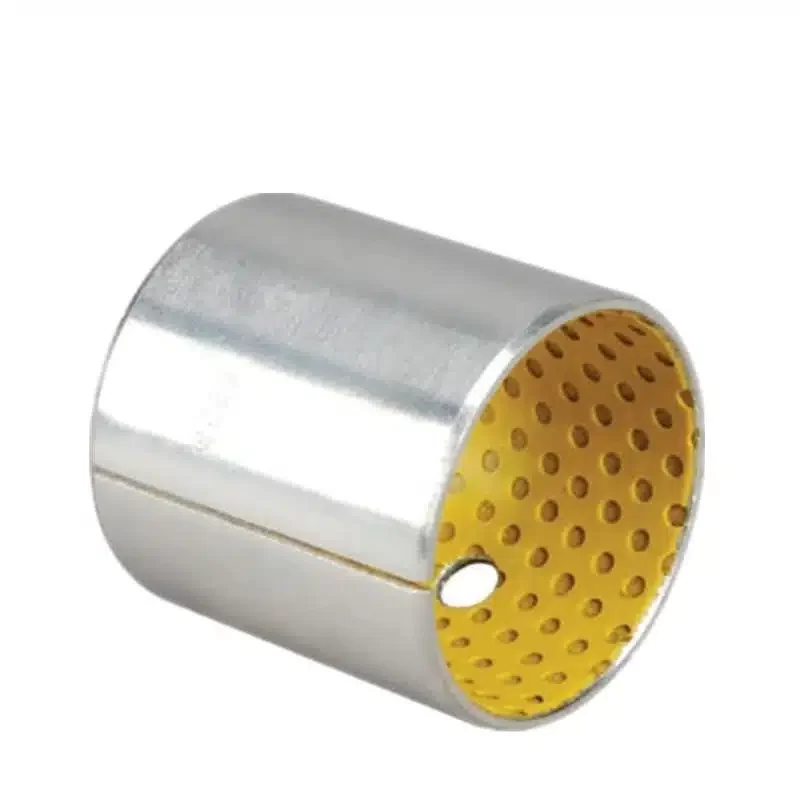 DX/SF-2T Tin-plated Steel-Based Boundary Lubricating Bushing (Yellow POM)