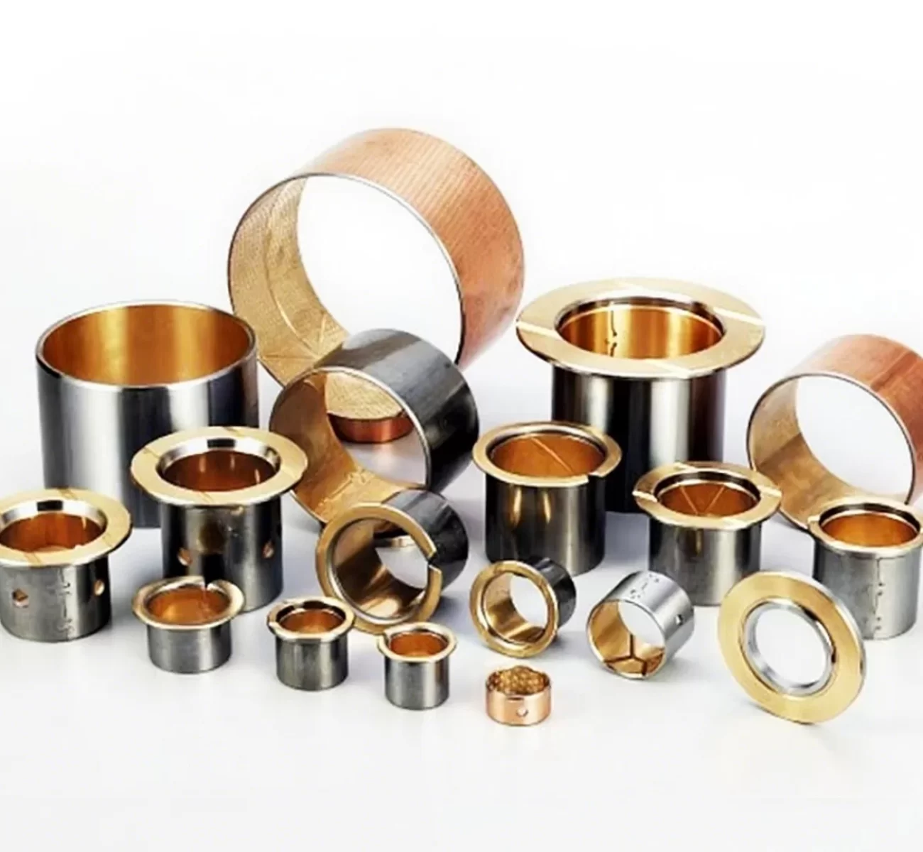 CBM bimetallic bushings (such as SP, SY, JF 720, AM, etc.) have a high level of load bearing and heat resistance which is appropriate for industrial use and automation systems.