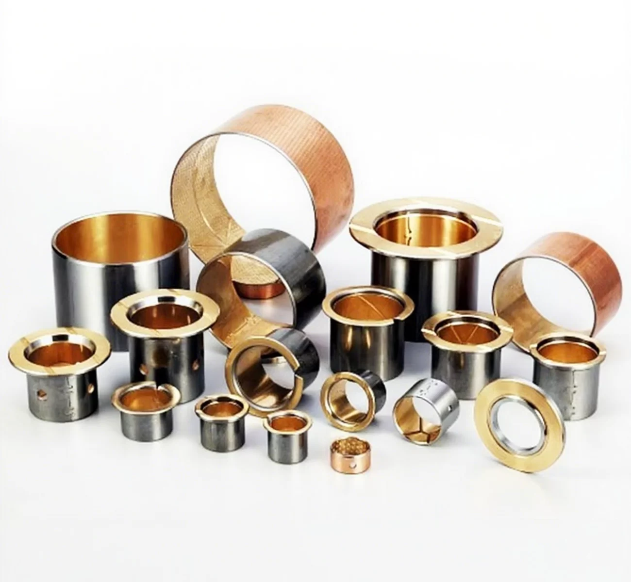 CBM bimetallic bushings (such as SP, SY, JF 720, AM, etc.) have a high level of load bearing and heat resistance which is appropriate for industrial use and automation systems.