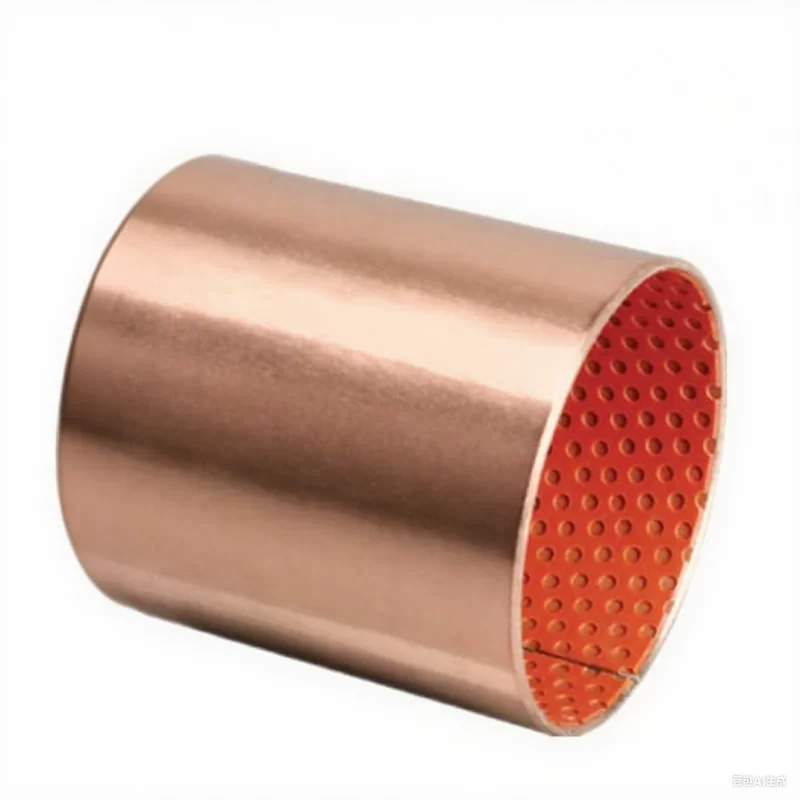 DX/SF-2 Copper-Plated Steel-Backed Boundary Lubricating Bushing (Red PTFE) DX/SF-2 Copper-Plated Steel-Backed Boundary Lubricating Bushing (Red PTFE) Three-Layer Composite Bushing, POM-Coated Bushing, Semi-Solid Lubricated Bushing, Composite Self-Lubricating Bushing, Oilless Bushing with POM Surface, Rolled POM Liner Bushing