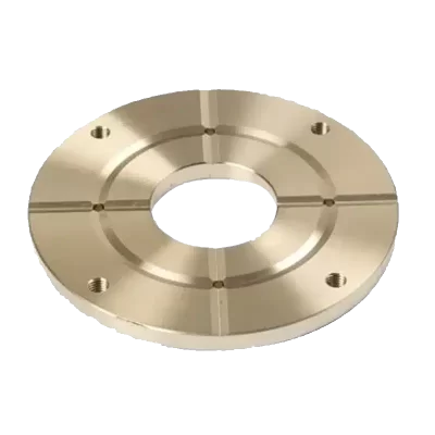Bronze Thrust Washer with Oil Grooves and Holes