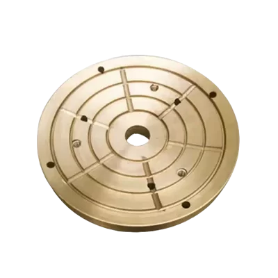 Bronze Thrust Washer with Oil Grooves and Holes