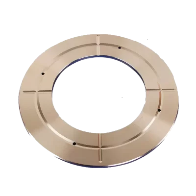 Bronze Thrust Washer with Oil Grooves