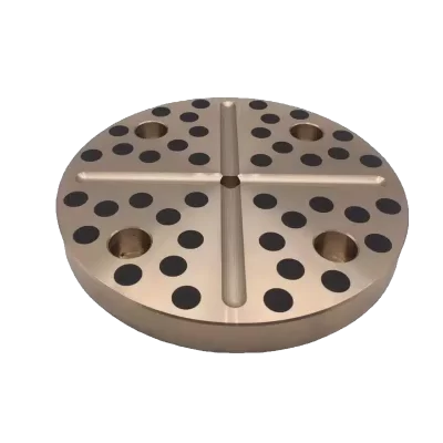 Bronze Thrust Washer with Oil Grooves and Holes