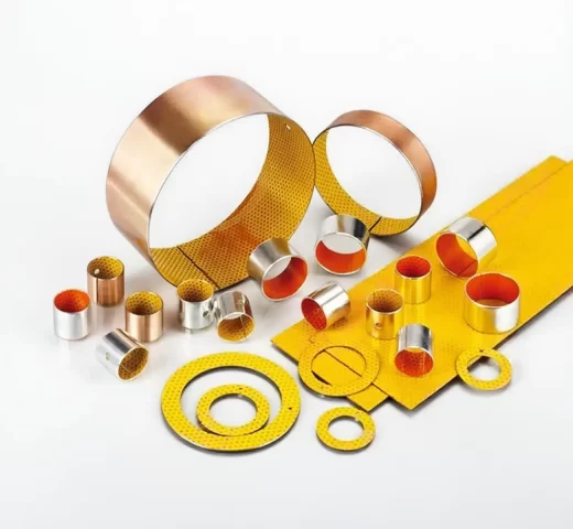 SF-2 bushes (DEX, POM-MET, WICO, THXD, etc.) are resistant to chemical action and also have a high level of durability in the system of heavy machinery, Three-Layer Composite Bushing, POM-Coated Bushing, Semi-Solid Lubricated Bushing, Composite Self-Lubricating Bushing, Oilless Bushing with POM Surface, Rolled POM Liner Bushing